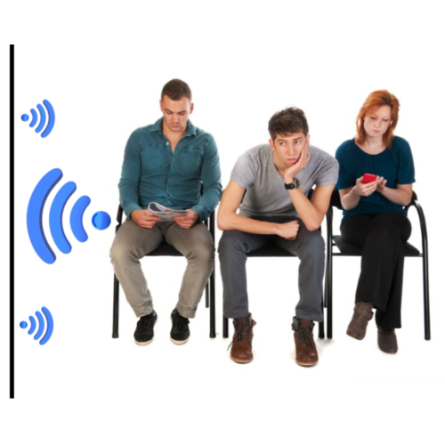Acoustic Wall Fabric; Reduce RECEPTION in-room echo noise by up to 40%