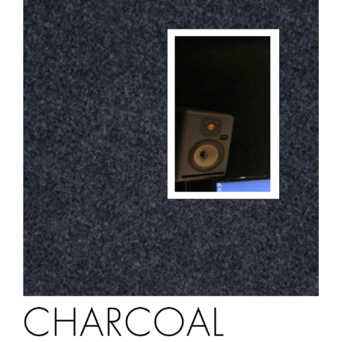 25m of CHARCOAL Composition Acoustic wallcovering 1220mm wide