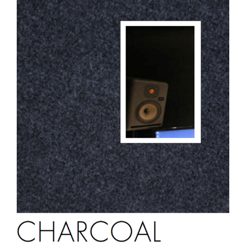 1m of CHARCOAL Composition Acoustic wallcovering 1220mm wide
