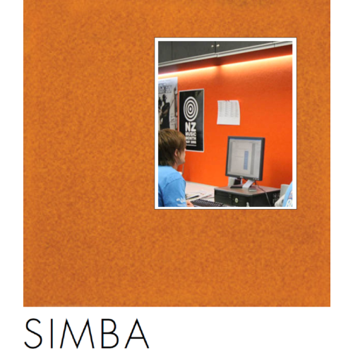 25m of SIMBA Composition Acoustic wallcovering 1220mm wide
