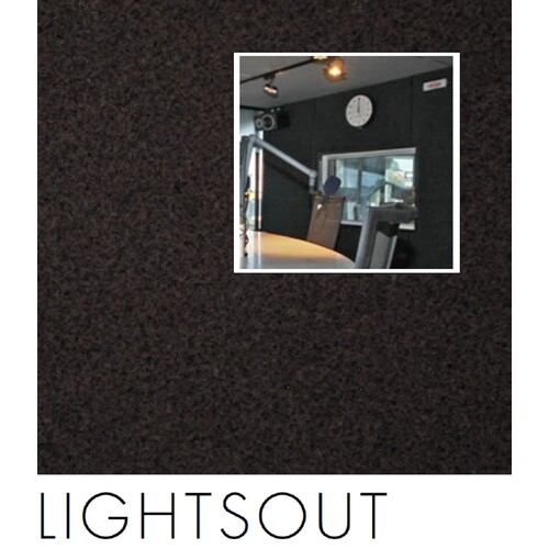 LIGHTSOUT 100mm thick Quietspace Acoustic white-backed Panel