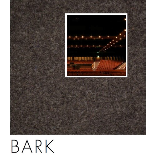 BARK 100mm thick Quietspace Acoustic white-backed Panel