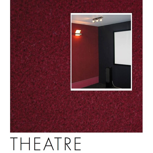 THEATRE 100mm thick Quietspace Acoustic white-backed Panel