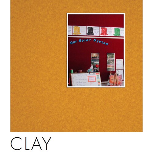 CLAY 50mm thick Quietspace Acoustic white-backed Panel