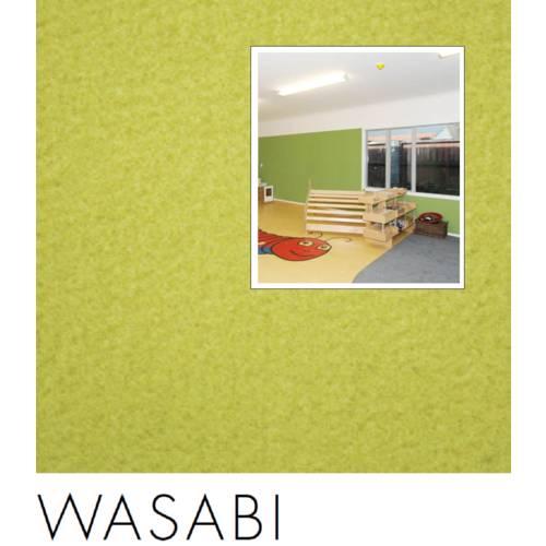 1m of WASABI Vertiface Wallcovering Fabric 1300mm wide roll