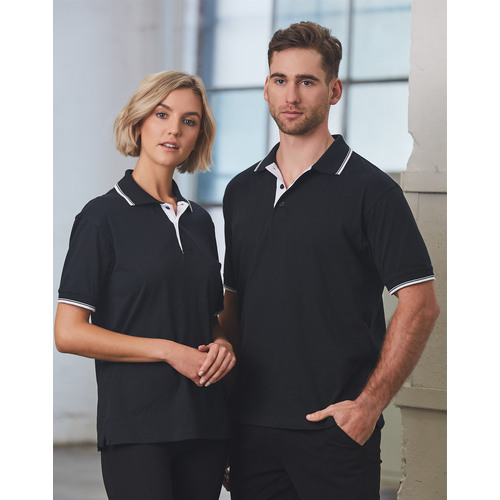 5 of  PS05 MACQUARIE Cotton Jersey Unisex Polo Shirt