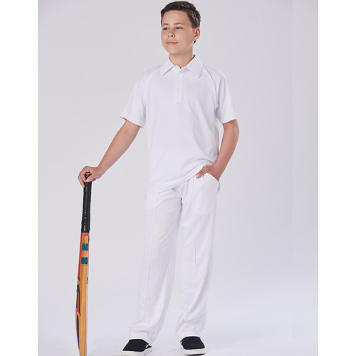 5 of  PS29K MESH CRICKET Truedry Kids Short Sleeve Polo Shirt