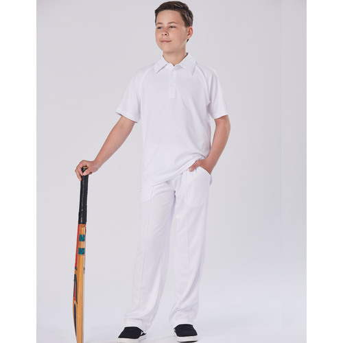  PS29K MESH CRICKET Truedry Kids Short Sleeve Polo Shirt