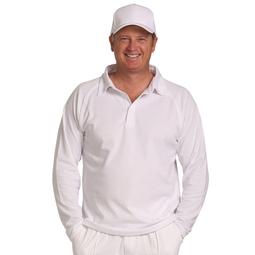 5 of  PS29L MESH CRICKET Truedry Mens Long Sleeve Polo Shirt