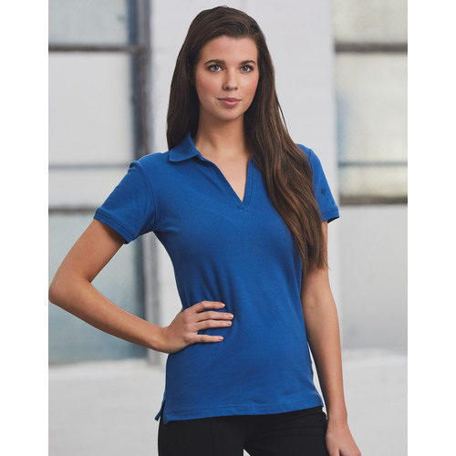 5 of  PS40 LONGBEACH Combed Cotton Ladies Polo Shirt