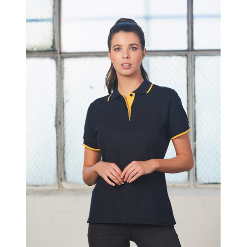  PS48A LIBERTY Polyester Cotton Ladies Polo Shirt