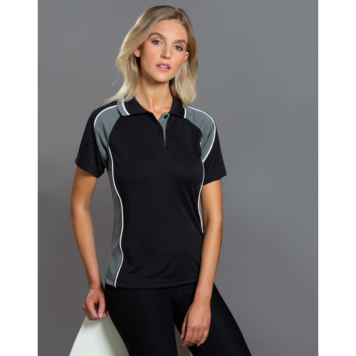  PS50 MASCOT Tri-colour Polyester Ladies Polo Shirt