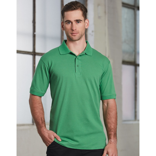 5 of  PS55 DARLING HARBOUR Cotton Stretch Mens Polo Shirt