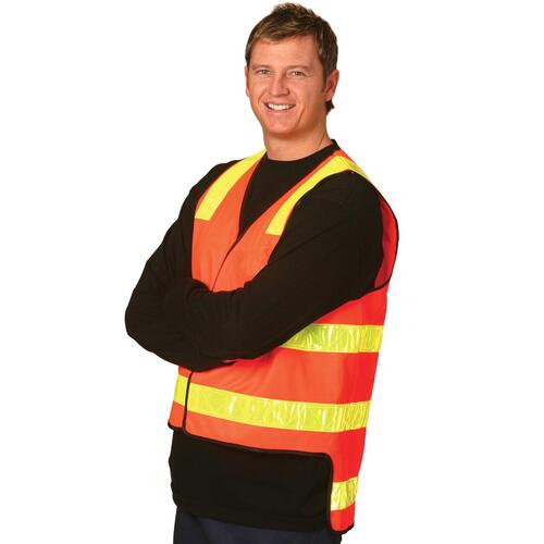 5 of AIW SW10A Unisex Hi Vis VIC ROADS Night Safety Vest