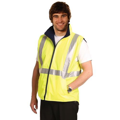 5 of  AIW SW19A; Reversible Safety Vest 100% Polyester PU Coated w 3M Tape