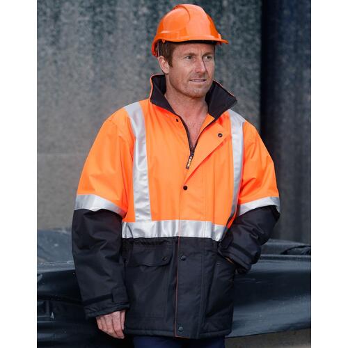 5 of  AIW SW28A; High Visibility Safety Jacket 100% Polyester Quilted w 3M Tape