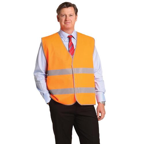 AIW SW44; Unisex High Visibility Safety Vest 100% Polyester w Refelctive Tapes