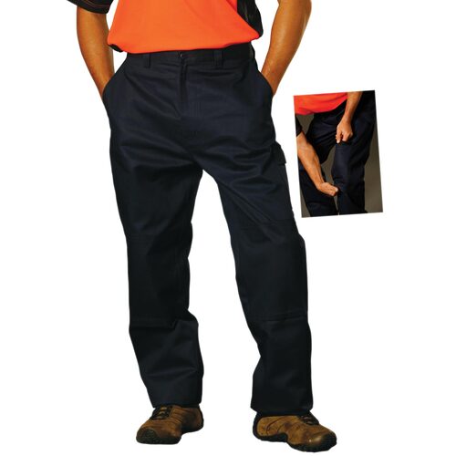 5 of  AIW WP03; REGULAR Cargo Pants 100% Cotton Drill w Knee pocket