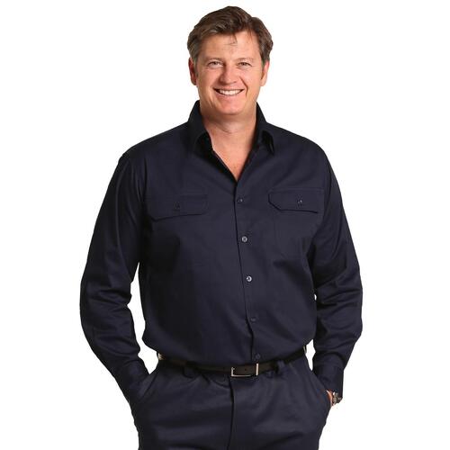 5 of AIW WT02 Cotton Twill Work Shirt 155gsm