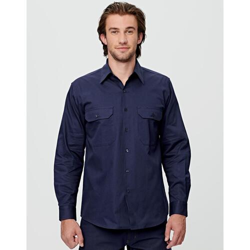 5 of AIW WT04 Cotton Drill Work Shirt 190gsm