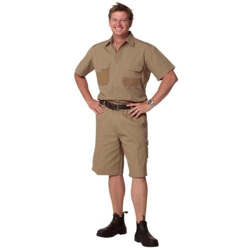 AIW WT05; Work Shirt 100% Fine Cotton Duck weave canvas with durable CORDURA patches