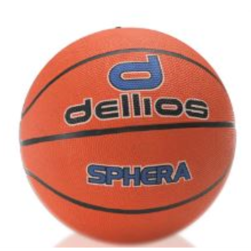 PD024 ; Dellios SPHERA Mens Basketball Size 7; Orange/Blue