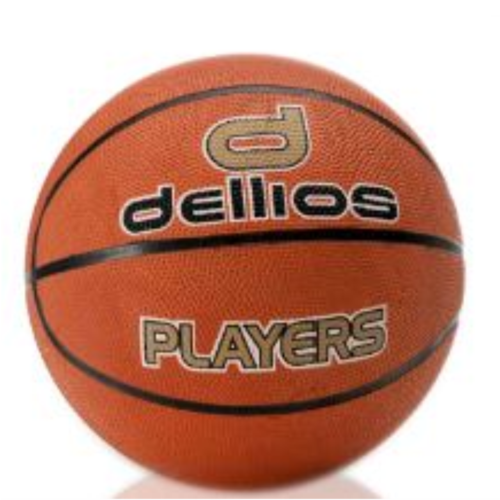 PD025 ; Dellios PLAYERS Womens Basketball Size 6; Tan/Black