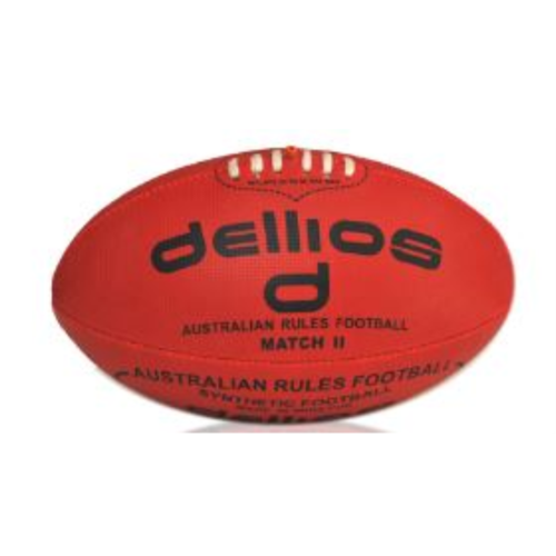 PD009 ; Dellios Australian Rules Football, Size 3, Red, U14yrs