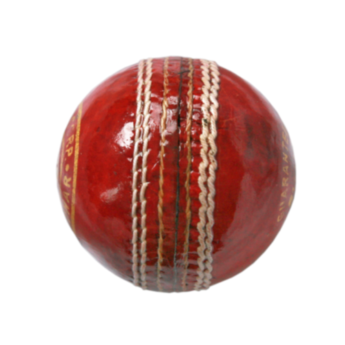 PD033; 7.5 cm dia; Dixon Leather Cricket Ball; Official size; Red