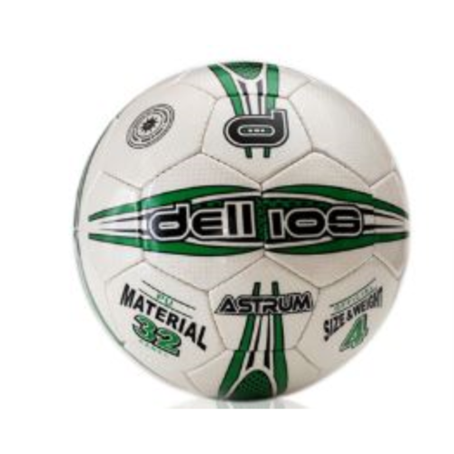PD003 ; Dellios ASTRUM Soccer Ball, Size 4, 32 hexagonal panels, U13yrs; Green/Black