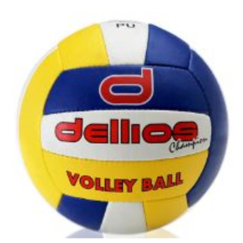 PD021 ; Dellios CHAMPION Volleyball, Size 4, 18 panel; Blue/Red/Yellow