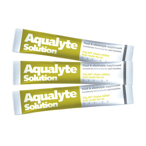 PH008 AUS Aqualyte hydration drink 125x 25g sachets LEMON LIME flavour