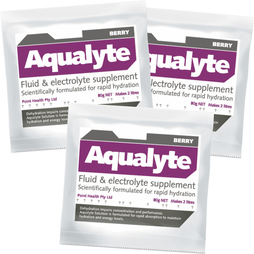 PH028 AUS Aqualyte hydration drink 100 x 80g sachets BERRY flavour