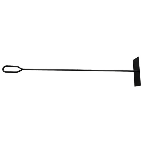 PZ101 Pizza Oven EMBERS Rake/Scraper 750mm L Food grade black powder-coated steel