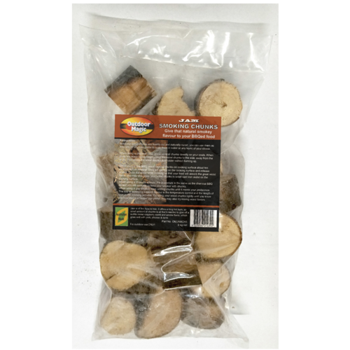 SF416 Smoking Grilling Chunks 10kg JAM flavoured; Sweet raspberry smokey flavour, use with smoker box