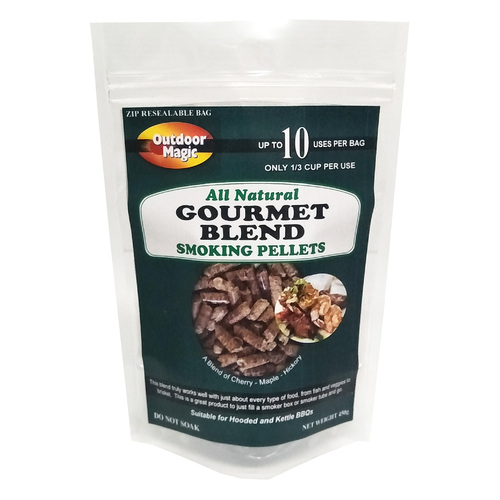 SF154 Outdoor Magic Smoking Grilling Pellets 450g GOURMET flavoured Suits all meats and veggies