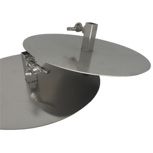 SK401 10mm square collar Stainless Steel SOUVLAKI GYROS Plates