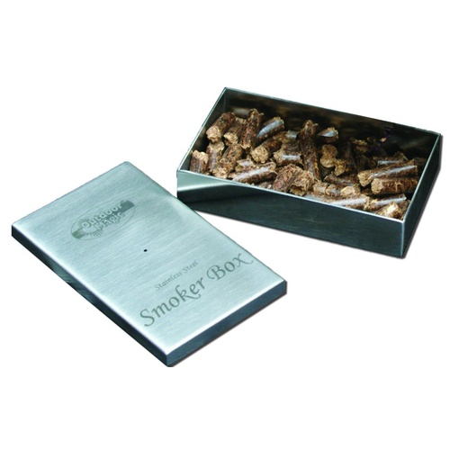 SF001 Stainless Steel Smoker Box 105mm L 65 W x20 D; Smoke cheese, red meat, white meat, vegetables
