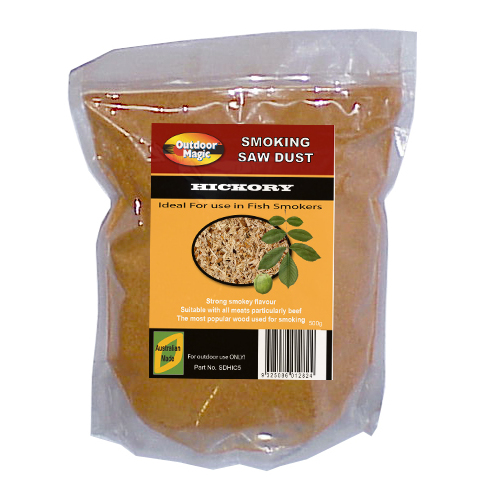 SF203 BBQ Smoking Grilling Sawdust 500g HICKORY flavoured; Bacon-flavoured smoke